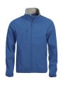 Heren Softshell jas Clique Basic Kobalt